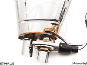Premium exhaust system for Rolls Royce Dawn, featuring stainless steel construction and electronic valve control.