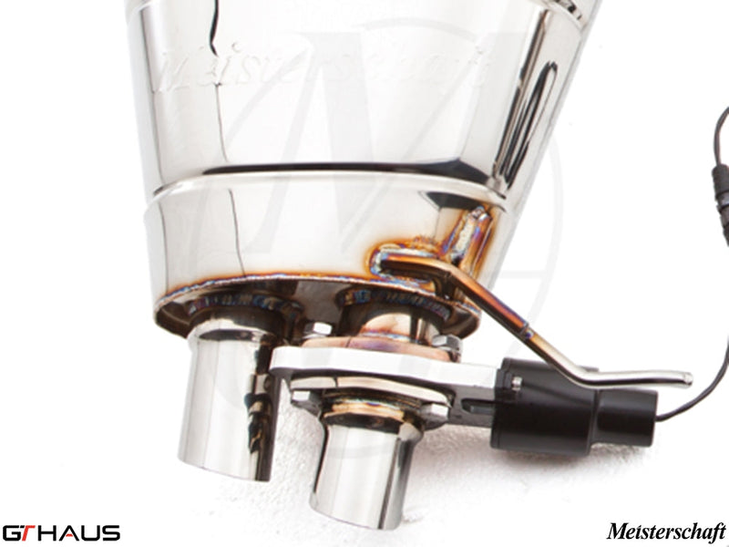 Premium exhaust system for Rolls Royce Dawn, featuring stainless steel construction and electronic valve control.