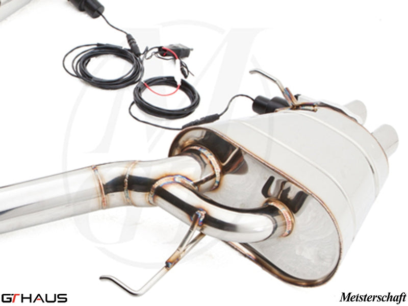 Premium exhaust system for Rolls Royce Dawn V12 Bi-turbo Coupe, featuring stainless steel construction and electronic valve control.