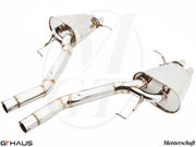 Premium exhaust system for Rolls Royce Ghost V12 Bi-turbo sedan, enhancing performance and sound. Handcrafted quality.