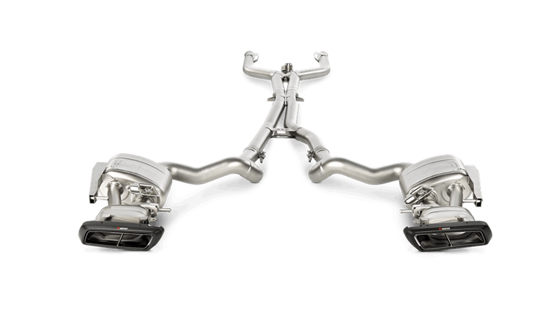 Akrapovic 15-17 AMG C63 Estate Evolution Line Cat Back (Titanium) w/ Carbon Tips and Link Pipe