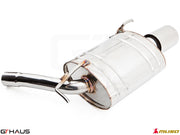 Premium performance exhaust system for Infiniti G37/Q40 Sedan, featuring stainless steel construction and enhanced sound.