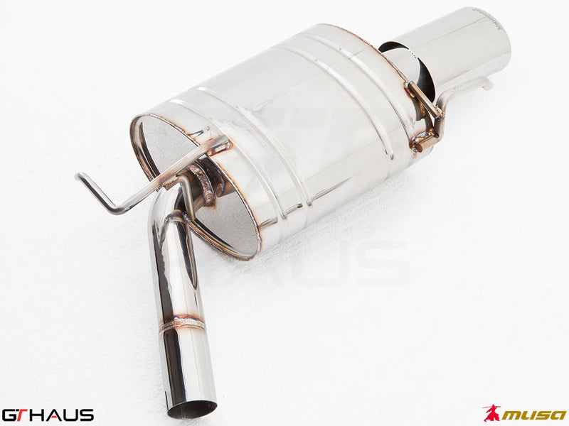 Premium performance exhaust system for Infiniti G37/Q40 Sedan, featuring stainless steel construction and enhanced sound.