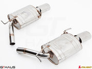 Premium performance exhaust system for Infiniti G37, G37S, and Q40 Sedan with 3.7L V6, featuring stainless steel construction.