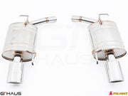 Premium performance exhaust system for Infiniti G37/Q40 Sedan, featuring stainless steel construction and electronic valve control.