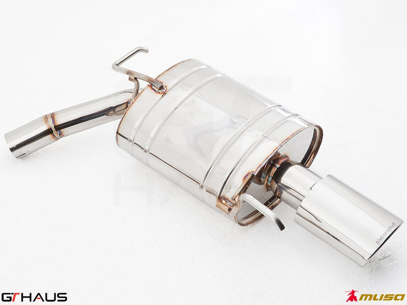 Premium stainless steel exhaust system for Infiniti G37, G37S, Q40 Sedan 3.7L V6, enhancing performance and sound.