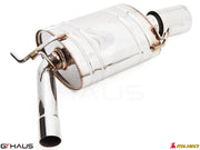 Premium stainless steel exhaust system for Infiniti G37/Q40, enhancing performance and sound for 3.7L V6 engines.