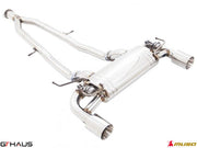 Premium stainless steel exhaust system for Infiniti G37, G37S Coupe, Cabrio, and Q60 Coupe, enhancing performance and sound.