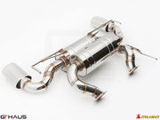 Premium stainless steel exhaust system for Infiniti G37, G37S, Cabrio, and Q60 Coupe, enhancing performance and sound.