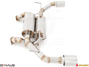 Premium performance exhaust system for Infiniti Q50 Sedan 3.0 V6 Turbo, featuring stainless steel construction and enhanced flow.