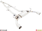 Premium performance exhaust system for Infiniti Q50 Sedan 3.7 Litre V6 VVEL, featuring stainless steel construction.