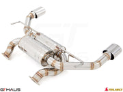 Premium performance exhaust system for Infiniti Q50 Sedan 3.7 Litre V6 VVEL, featuring stainless steel construction and enhanced sound.