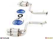 Premium performance exhaust system for Lexus GS-F (V8) 2012+, featuring stainless steel construction and electronic valve control.