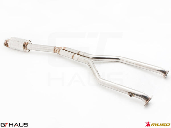 Premium stainless steel section 1 pipe for 2013 Lexus IS-F V8 sedan, designed for enhanced performance and sound.