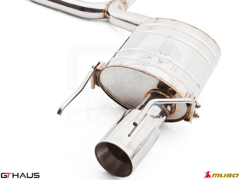 Premium stainless steel exhaust system for Lexus IS 250/350, enhancing performance and sound for V6 sedans.