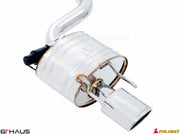 Premium performance exhaust system for Lexus IS 250/350/350 F-Sport (AWD) 2014+, featuring stainless steel construction.
