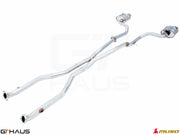 Premium performance exhaust system for Lexus IS 250/350/350 F-Sport AWD, enhancing sound and efficiency.