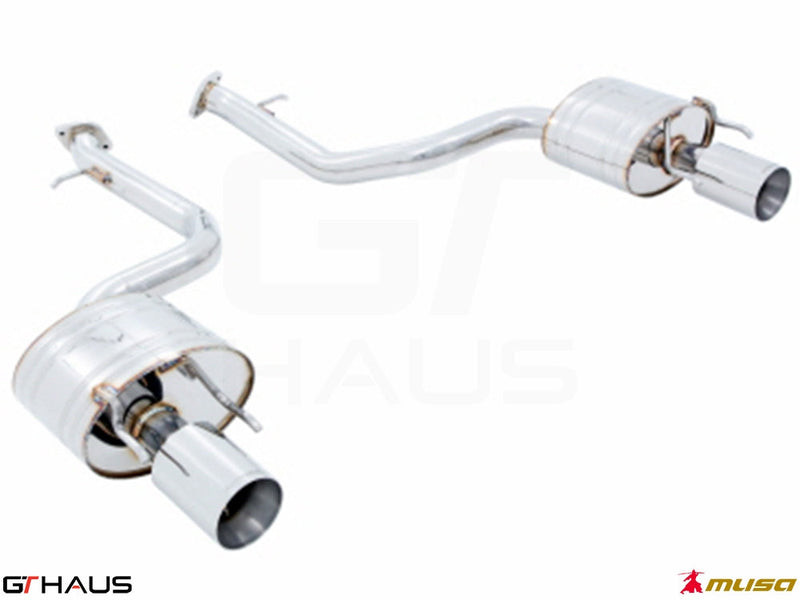 Premium performance exhaust system for Lexus IS 250/350/350 F-Sport AWD, enhancing sound and efficiency.