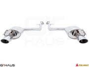 Premium exhaust system for Lexus IS 250/350/350 F-Sport (AWD) 2014+, featuring polished tips and durable construction.
