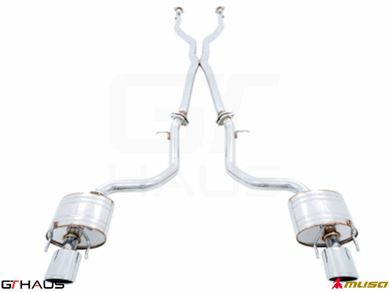 Premium performance exhaust system for Lexus IS 250/350/350 F-Sport AWD, enhancing sound and efficiency.