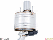 Premium exhaust system for Lexus IS 250/350/350F-sport (RWD) 2014+, featuring stainless steel construction and electronic valve control.