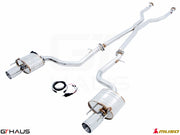 Premium performance exhaust system for Lexus IS 250/350/350F-sport (RWD) 2014+, featuring stainless steel construction.