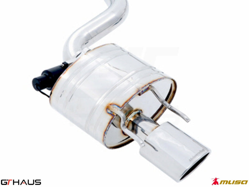 Premium exhaust system for Lexus IS 250/350/350 F-Sport (RWD) 2014+, featuring stainless steel construction and electronic valve control.
