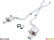 Premium performance exhaust system for Lexus IS 250/350/350F-sport (RWD) 2014+, featuring stainless steel construction.