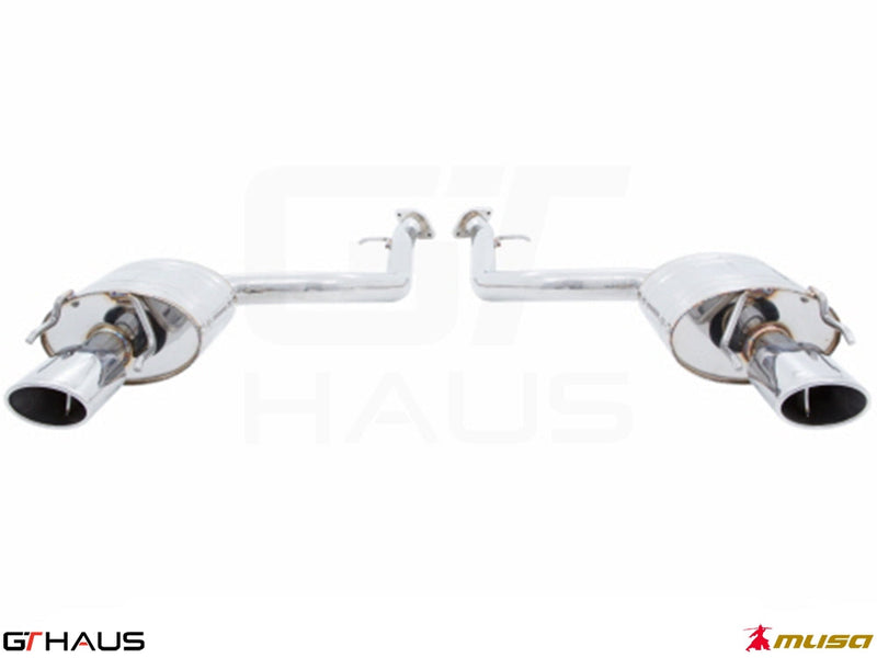 Premium exhaust system for Lexus IS 250/350/350 F-Sport (RWD) 2014+, featuring polished tips and durable construction.