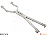 Cat-back LSR pipe for Lexus IS500 (V8) 2021+, featuring high-quality stainless steel construction for enhanced performance.