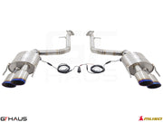Premium exhaust system for Lexus IS500 (V8) 2021+, featuring stainless steel construction and electronic valve control.