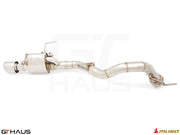 Premium performance exhaust system for Lexus LX600 (2022+) featuring stainless steel construction and electronic valve control.