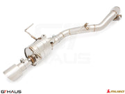Premium stainless steel exhaust system for Lexus LX600 (2022+) with electronic valve control for enhanced performance.