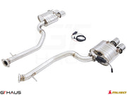 Premium exhaust system for Lexus RC 350/350 F-Sport (AWD) 2014+, featuring stainless steel construction and electronic valve control.