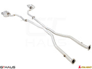Premium stainless steel exhaust system for Lexus RC 350/350 F-Sport (RWD) 2014+, enhancing performance and sound.