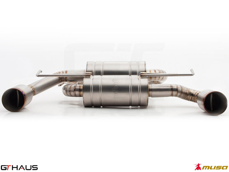 Premium stainless steel exhaust system for Nissan RZ34 Z Coupe/Cabrio 3.7L V6 VVEL Nismo Edition, enhancing performance and sound.