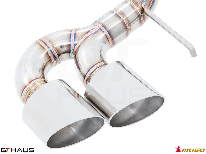 Premium stainless steel exhaust tip for Nissan R35 Skyline GT-R, enhancing performance and sound for V6 Turbo Coupe models.