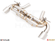Premium stainless steel exhaust system for Toyota Supra A90 3.0L B58, designed for enhanced performance and sound.
