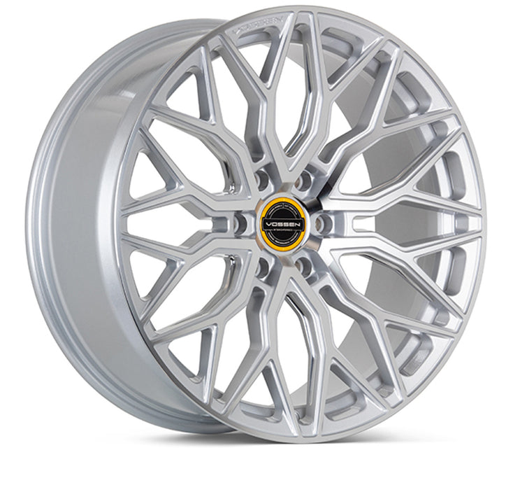 Vossen HF-9 24x10 - 6x139.7 - ET25 - Deep - 106.1 - Silver Brushed Wheel
