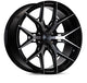 Vossen HF6-4 18x9 / 6x139.7 / ET0 / Super Deep / 106.1 CB - Tinted Gloss Black Wheel