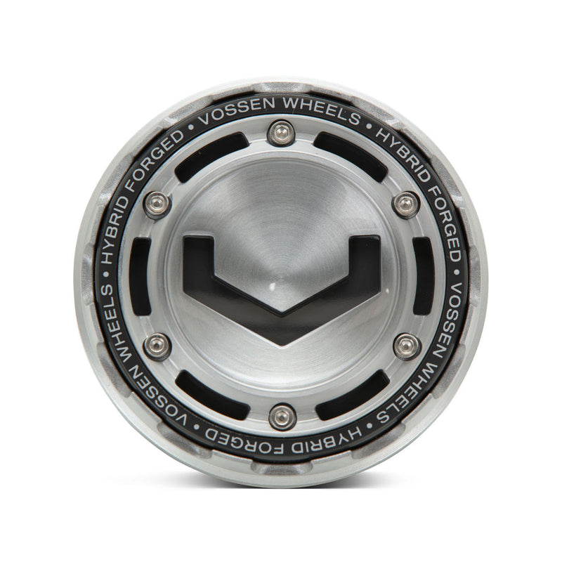 Vossen Billet Modular Cap - Small - Brushed w/ Grey Insert