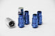 Wheel Mate Monster Locking Lug Nut Set of 4 - Blue 14x1.50