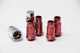 Wheel Mate Monster Locking Lug Nut Set of 4 - Red 14x1.50