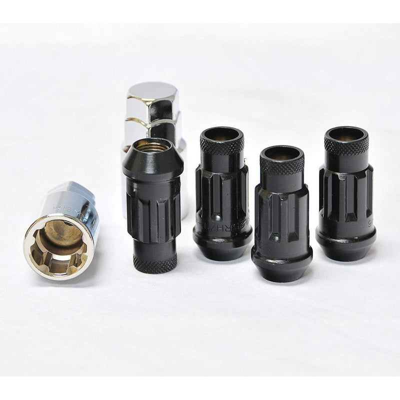 Wheel Mate Muteki SR48 Open End Locking Lug Nut Set of 4 - Red 12x1.50 48mm