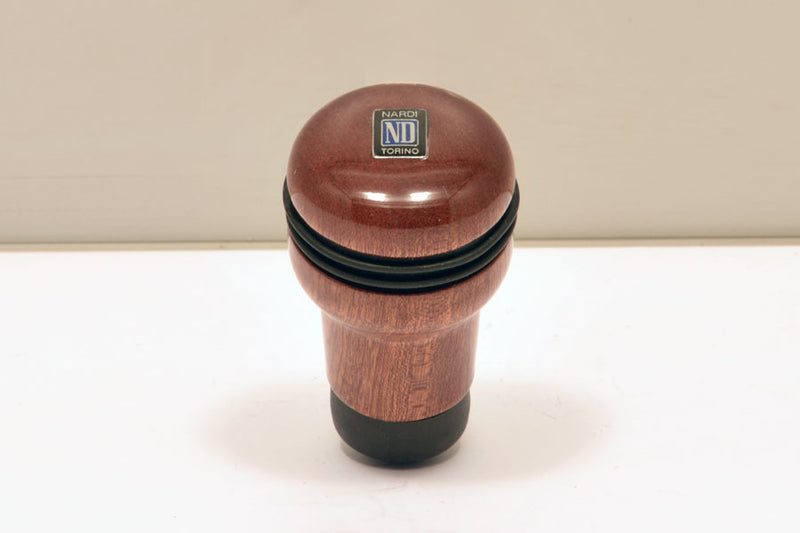 Nardi Evolution Shift Knob — Italian leather/wood, universal thread