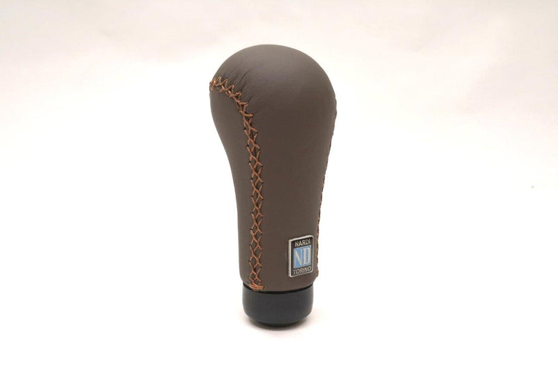 Nardi Prestige Shift Knob — Italian leather/wood, universal thread