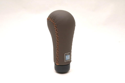 Nardi Prestige Shift Knob — Italian leather/wood, universal thread
