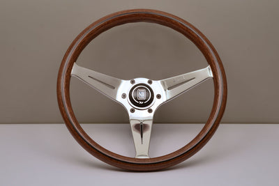 Nardi Classic Wood Deep Corn 350mm Polished Spoke Mahogany