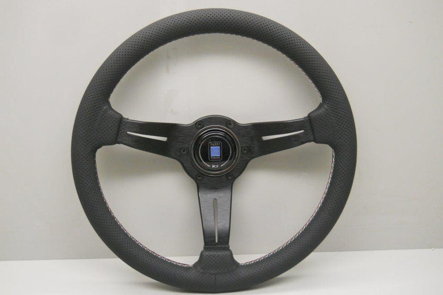 Nardi Sport Rally (Deep Corn) Italy Edition Steering Wheel 330mm with Perforated Leather grip and Black spokes — authentic Italian manufacture