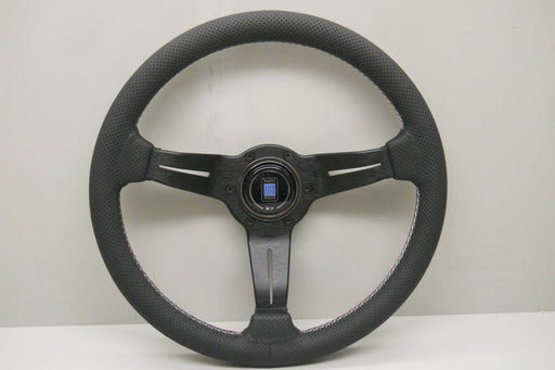 Nardi Sport Rally (Deep Corn) Italy Edition Steering Wheel 330mm with Perforated Leather grip and Black spokes — authentic Italian manufacture